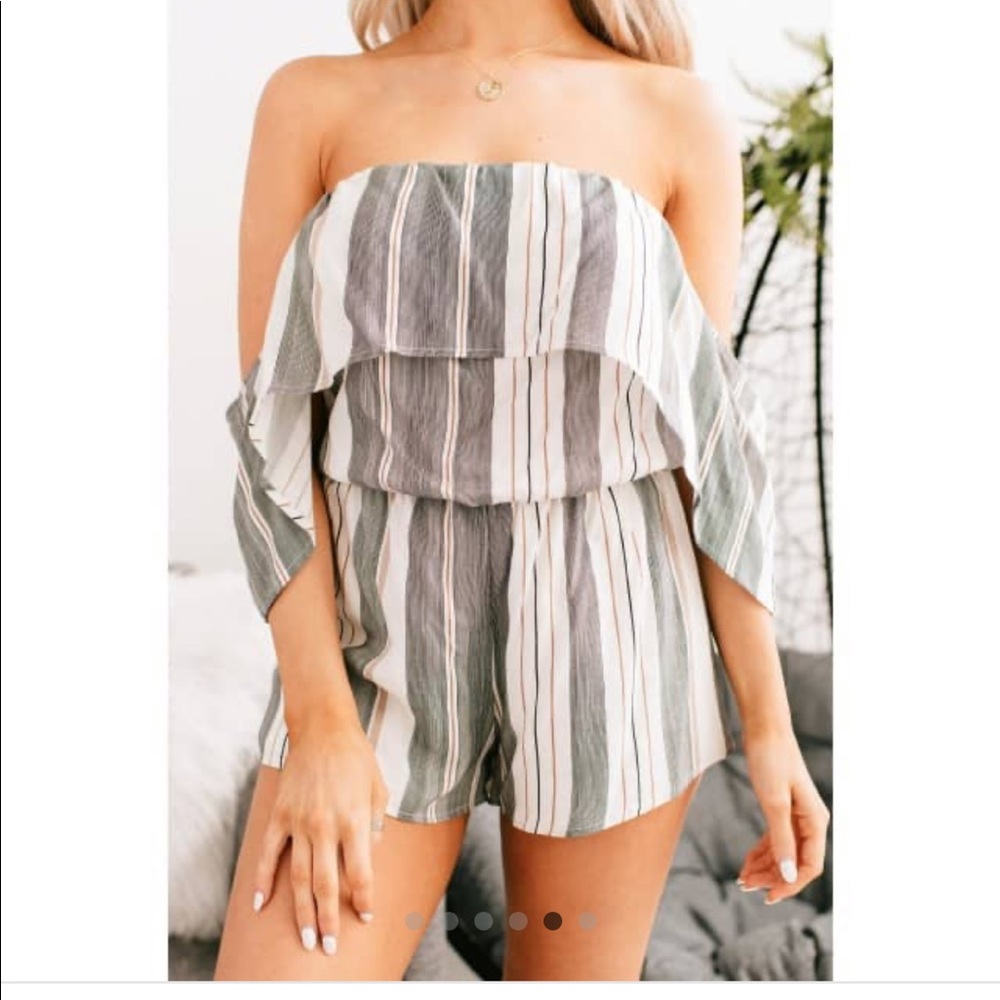 My Summer Love Off Shoulder Romper